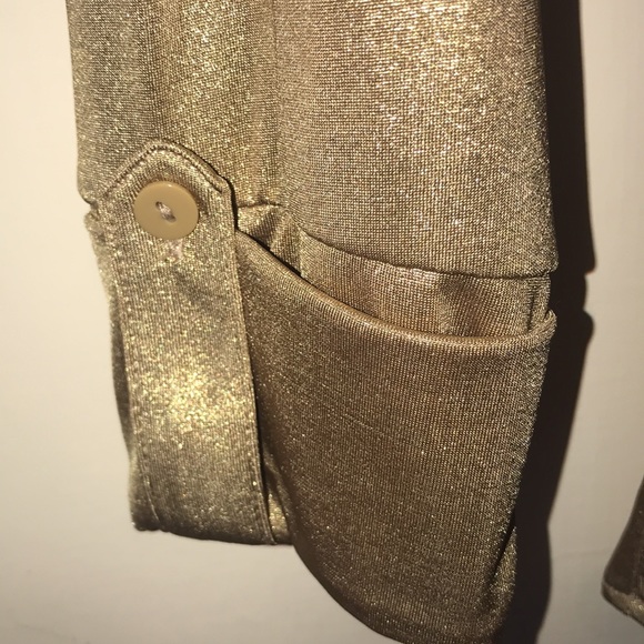 ⚱️INC GOLD SHIMMER BLOUSE⚱️ - Picture 6 of 7